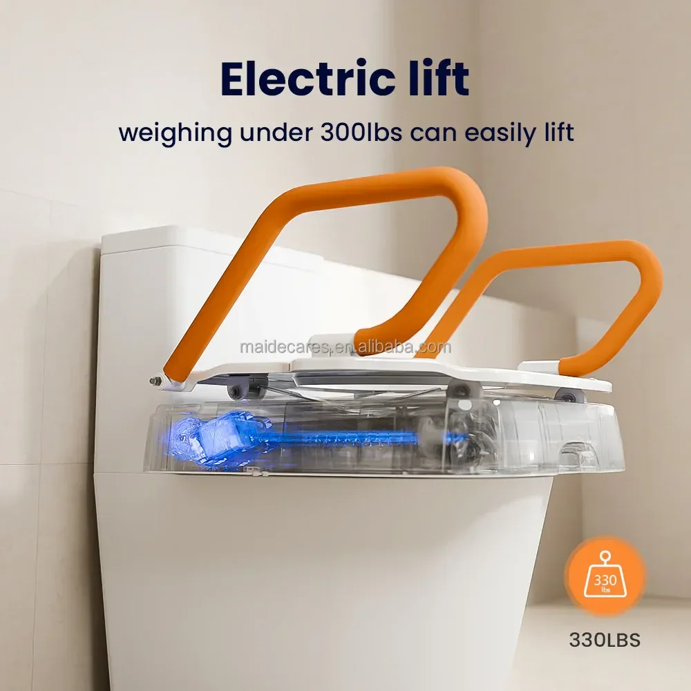 Mateside 2-In-1 Power Lift Recliner Chair With Built in Toilet Function Electric Patient Hoist for Home Healthcare