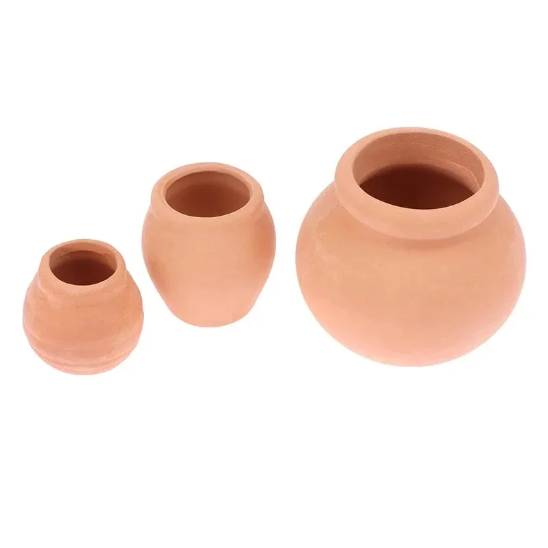 1 قطعة دمية مصغرة تقليد الطين جرة صغيرة الحنين اكسسوارات المطبخ ل بيت الدمية ديكور الاطفال التظاهر اللعب اللعب #6