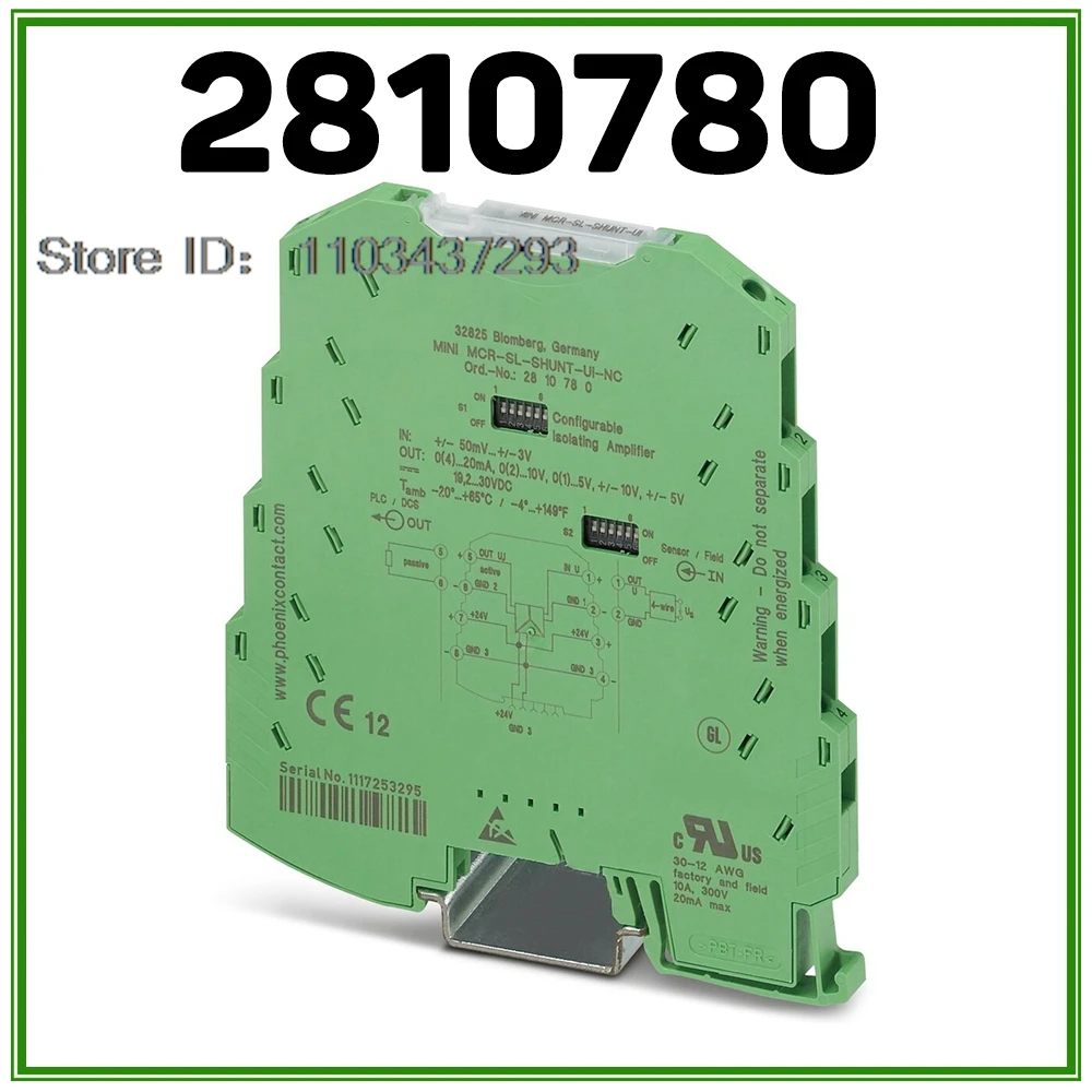 For Phoenix Signal Conditioner MINI MCR-SL-SHUNT-UI-NC 2810780