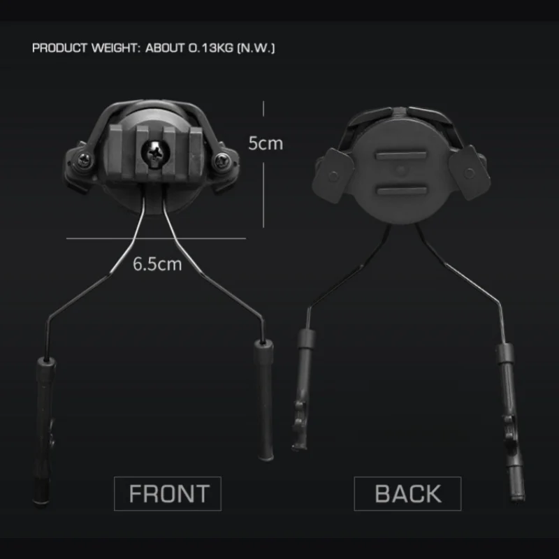 

Universal Helmet Headset Mount | 19-21mm Rail Adapter | for Outdoor Comms & Cycling Radios
