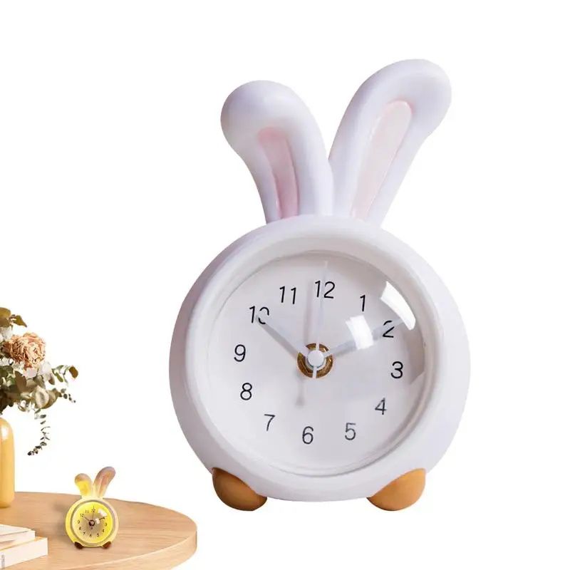 Cartoon Alarm Clocks Ear Design Alarm Clocks Money Bank Time Management Tool LED Alarm Large Capacity Battery For Children Boys