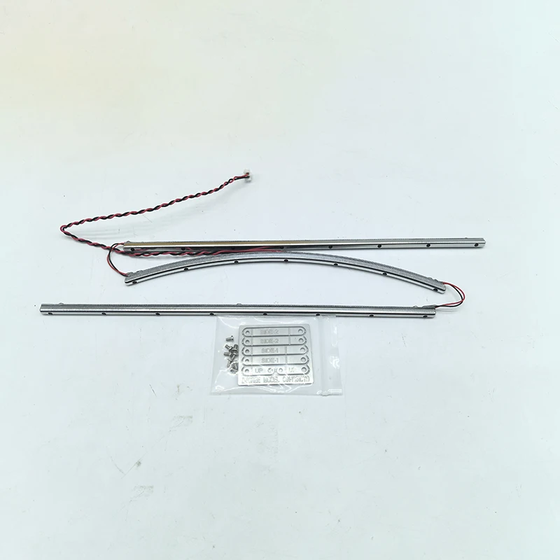 1 Set Light Strip Flanking Lamp Voltage 5V for 1/14 Tamiya RC Truck Car BENZ ACRTOS AROCS 3363 1851 Diy Parts Toys