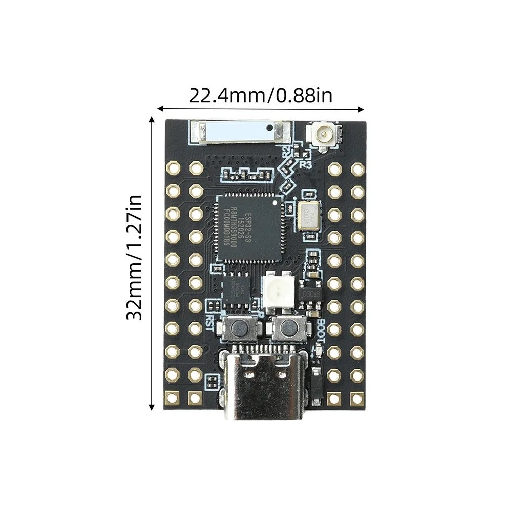ESP32-S3-N16R8 Mini Development Board 16MB WiFi Bluetooth 5.0 Dual Core AI IoT Module Type-C Interface for XiaoZhi AI