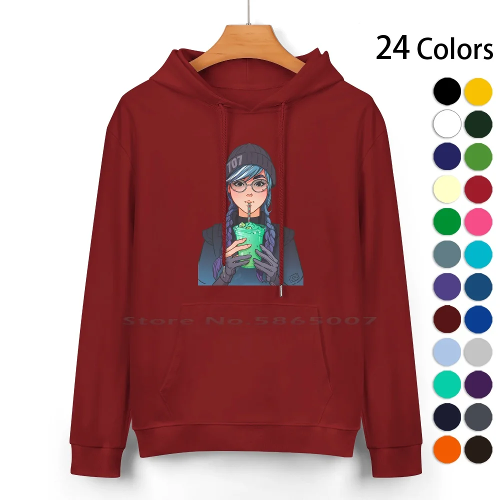 Dokkaebi Transparent Pure Cotton Hoodie Sweater 24 Colors R Rainbowsix Rainbow Siege Ps Gaming S Meme Pc Gamer Rainbowsixgame