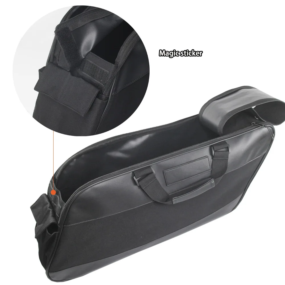 

Black Motorcycle Saddle Bag Luggage Soft Rack Liner Saddlebag For Harley Touring Road King Electra Street Glide Ultra Tour 93-23