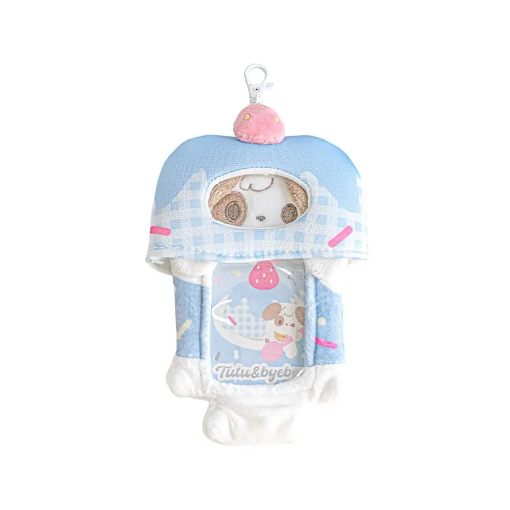 การ์ตูนแมวสัตว์ Photocard ผู้ถือสุนัขสไตล์เกาหลี Plush Idol Photocard ผู้ถือ Kawaii น่ารักรถบัสกลางแจ้ง