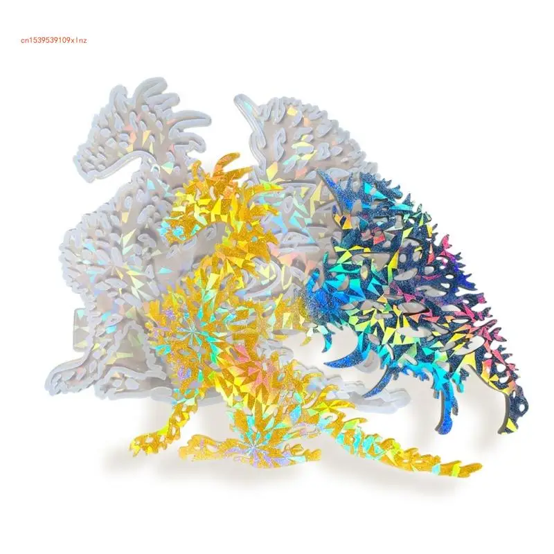 Flexible Wall Stickers Mould Silicone Mold Dragon Wall Decors