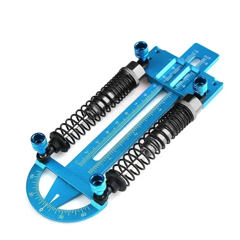 เครื่องมือวัดระยะห่าง 3 in 1 สำหรับชิ้นส่วนโลหะอะลูมิเนียม ล้อรถ RC รถแข่งบนถนน ชุดตั้งค่าแชสซี ปรับมุมแคมเบอร์ มุมเอียงของช่วงล่าง ของเล่นแบบง่าย