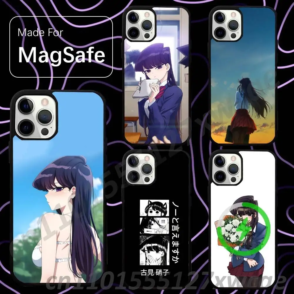 

Anime K-Komi Shouko For Magsafe Wireless Charger Case For iPhone 15,16,17,13,14,11,12,Pro,Max,Plus,E,Air,Mini Protection