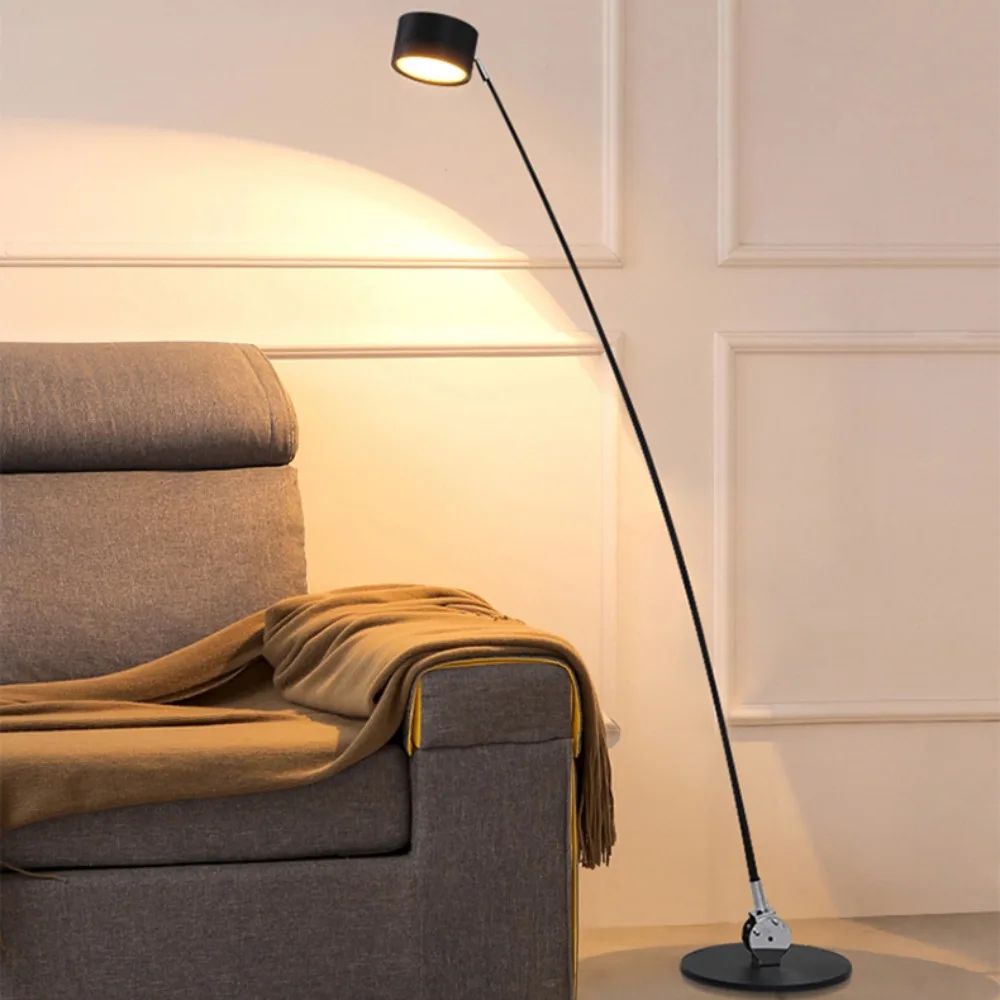 

Designer Fishing Floor Lamp Nordic Floor Lamp for Villa Parlor Bedroom Corner Hotel LED Minimalist Bedside Standing Light