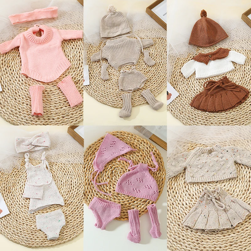 

Одежда для кукол 34 см, высококачественная модная одежда, костюмы, подходящие для свитера 13,39 дюймов, плиссированная юбка, аксессуары для одежды для кукол