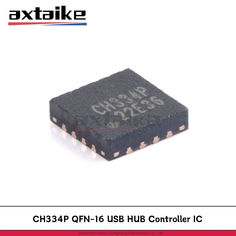 

10PCS CH334P CH334 QFN-16 USB HUB Controller Chip SMD IC