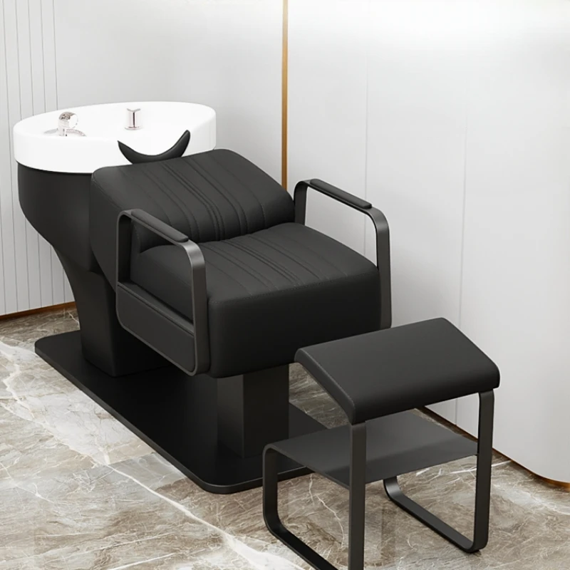 

Luxury Stylist Shampoo Chairs Sink Barber Beauty Shampoo Chairs Home Artifact Silla Peluqueria Commercial Furniture RR50SC