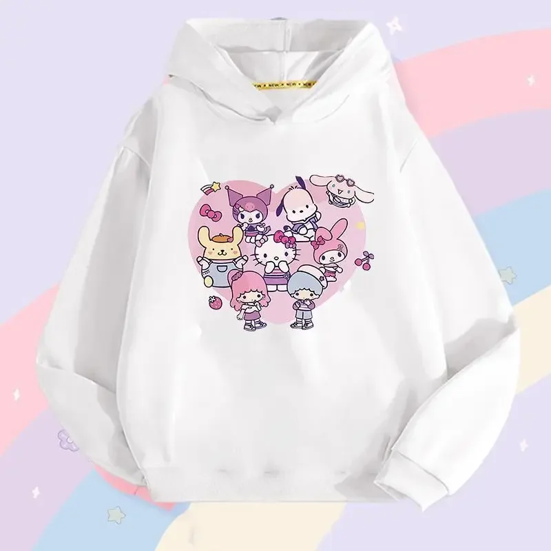 

Осенняя толстовка с капюшоном для девочек в стиле аниме Sanrio — это высококачественная повседневная и модная толстовка с капюшоном, которая удобна.