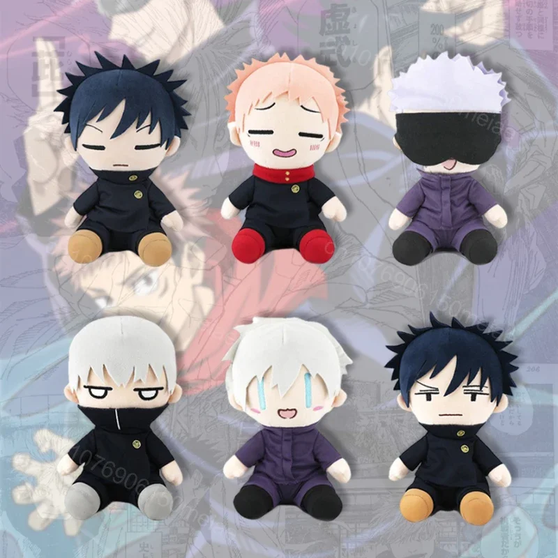 Jujutsu Kaisen muñeca Anime Gojo Satoru Yuji Itadori Inumaki Toge juguetes, adornos suaves, decoración colgante, regalo de cumpleaños para niños, nuevo