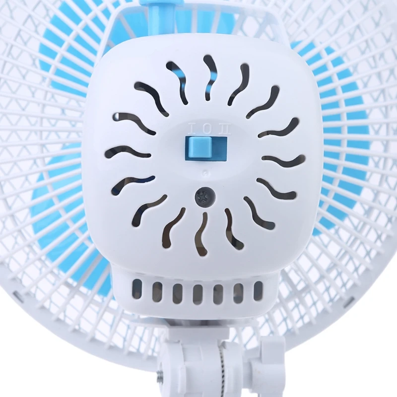 

220V Quiet 2-Speed 9.4-inch Oscillating Table Fan with 150cm Cable US Plug