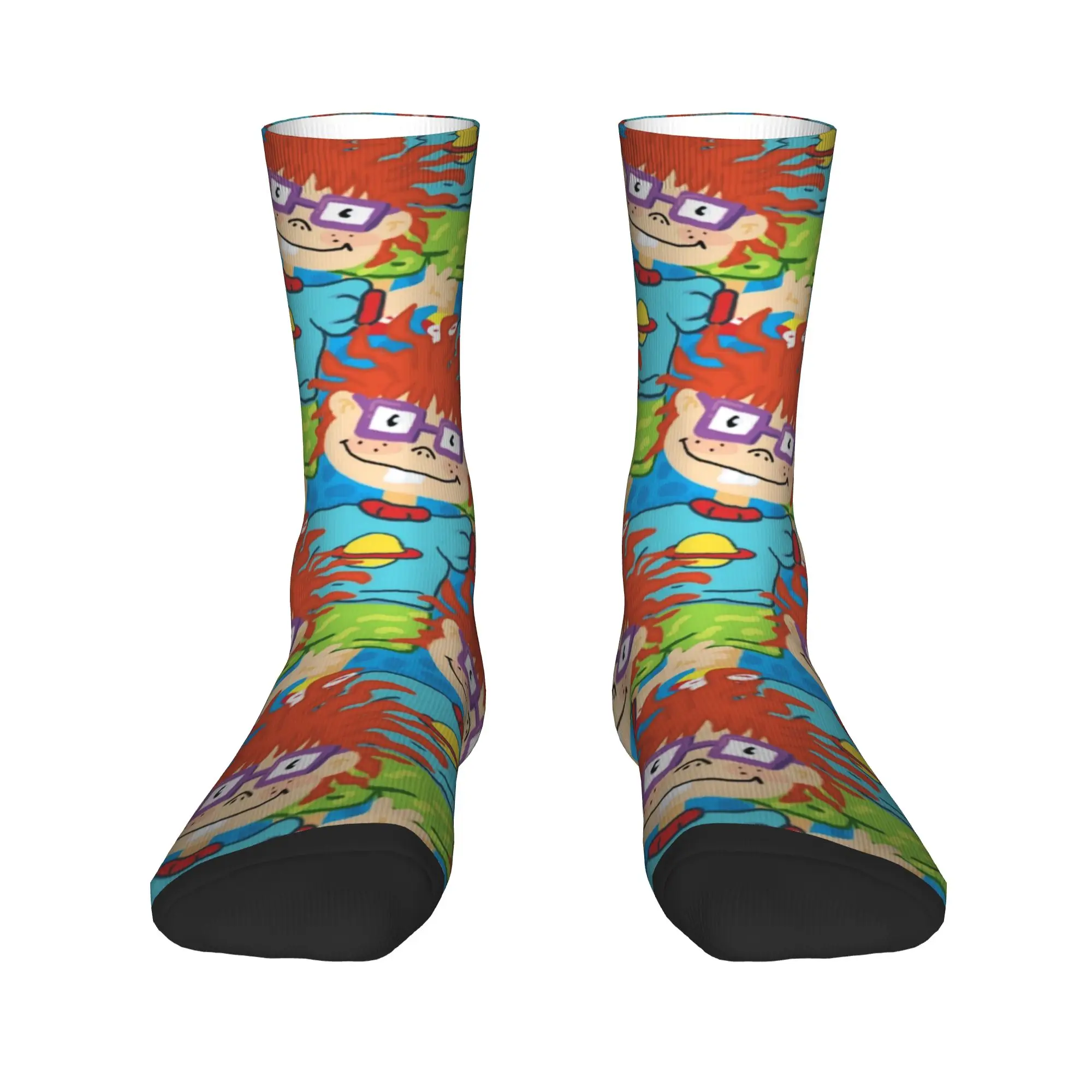 الكبار الرجال الجوارب متوهج تشاكي فينستر أنيمي جوارب عدم الانزلاق جوارب ناعمة الشتاء خمر الجرافيك تسلق الجوارب #2