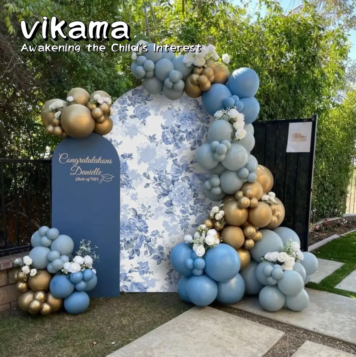 

VIKAMA детское крещение изогнутый эластичный чехол для дня рождения украшение крещения фотографии фоны