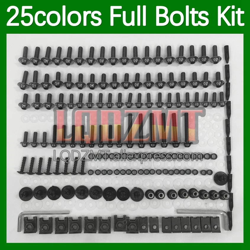 268pcs Body Bolt Full Screws Kit For KAWASAKI NINJA ZX9R ZX-9R ZX 9R 9 R 94 95 96 97 1994 1995 1996 1997 Fairing Bolts screw Nut