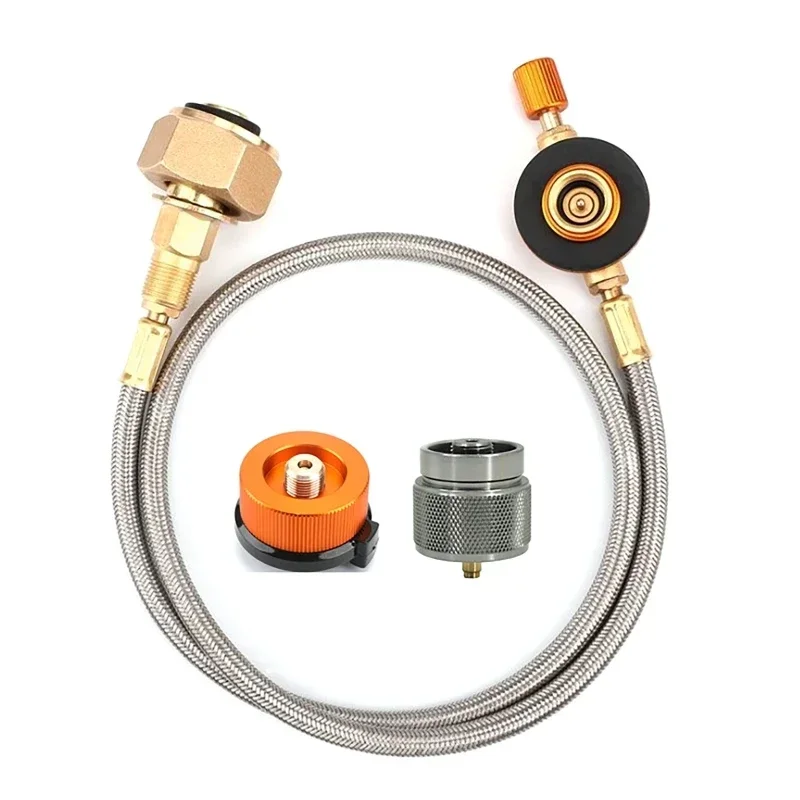 Outdoor Camping Gas Stove Gas Refill Adapter Propane Cylinder Filling Adapter Gas Tank Furnace Connector Accessories