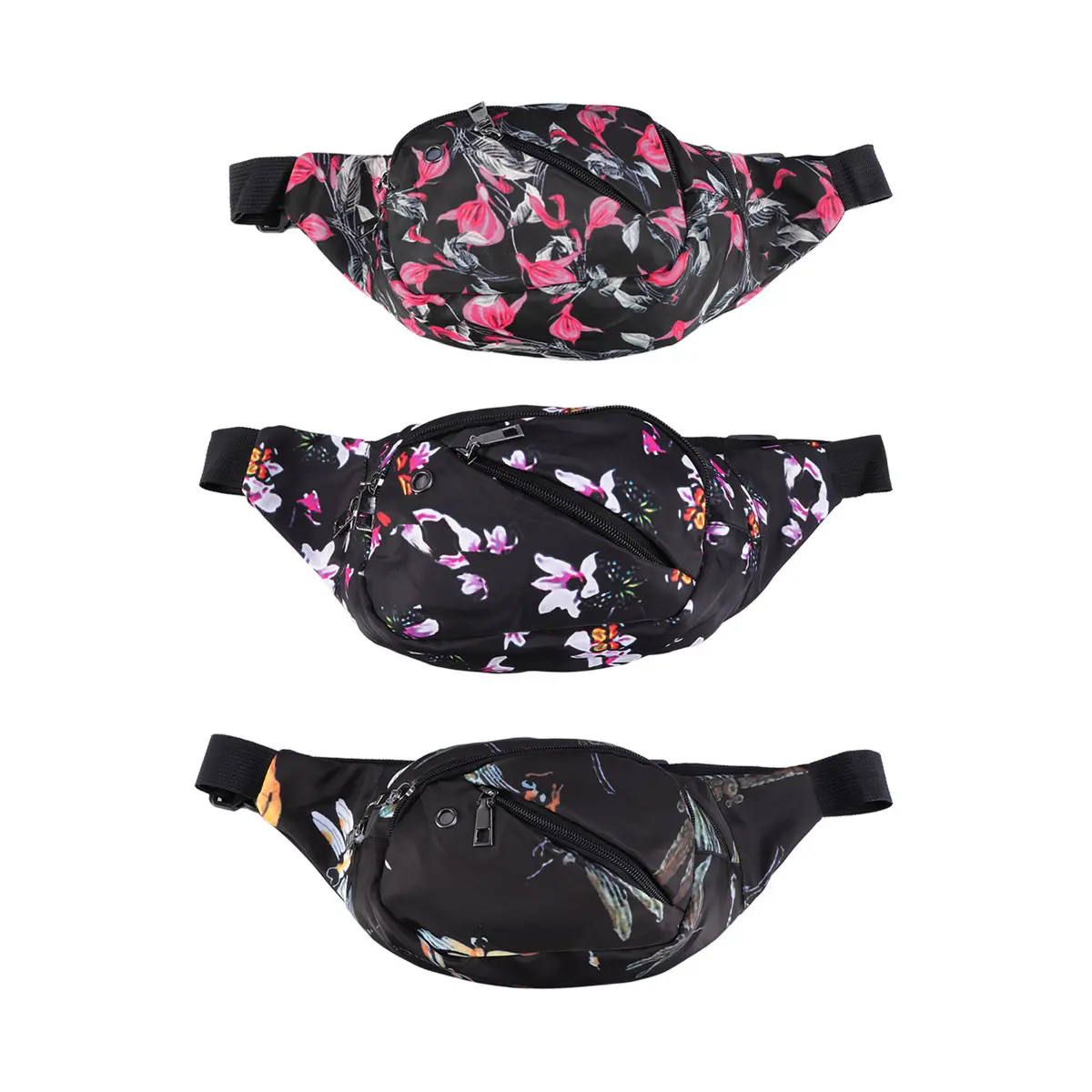 

Waterproof Running Waist Bag High Quality Weaving Cloth Lightweight Travel Waist Pouch Outdoor Anti Theft Pack