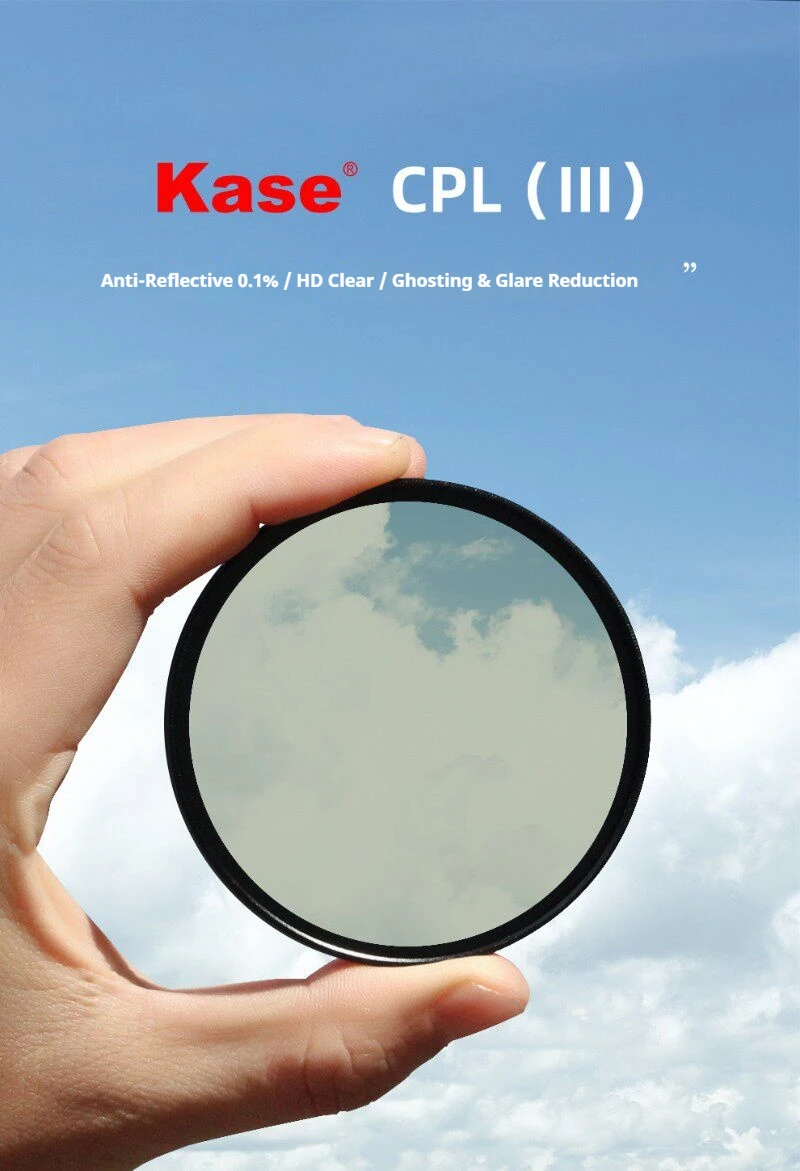 Kase CPL-Polarisationsfilter der 3. Generation: Eliminiert Blendung, polarisiert das Licht und verbessert die Farbsättigung. – Detail 1