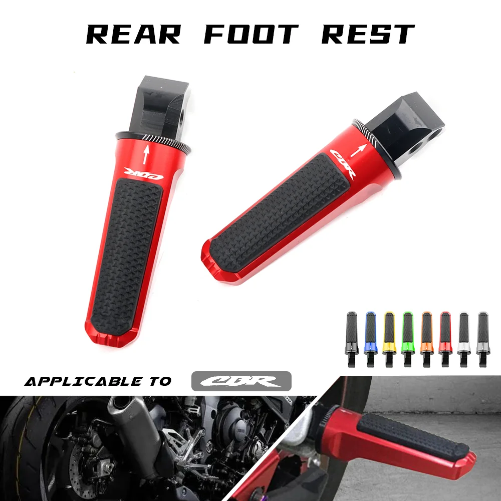 Motorcycle CNC Rear Foot Pegs Footrest Passenger Footpegs for Honda CBR600RR CBR 600/F4/F4i CB900/CB600 HORNET CB1000R/ABS