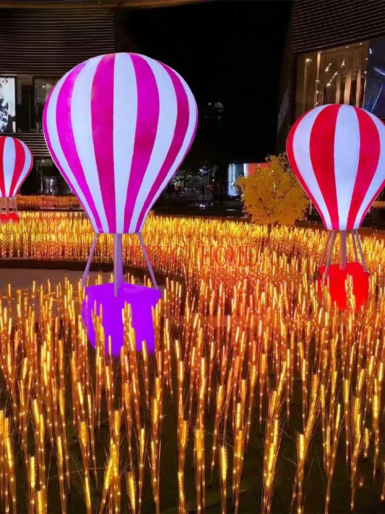 

Hot Air Balloon Modeling Light Playground Square Lighting Decoration Engineering Customization Luminous Light Festivals