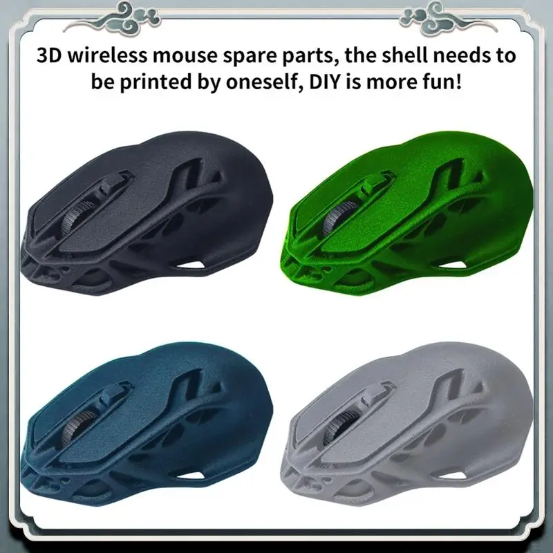 Premium Wireless Mouse DIY Kit 3D Printing Wireless Mouse Wireless Mouse DIY Creative Model