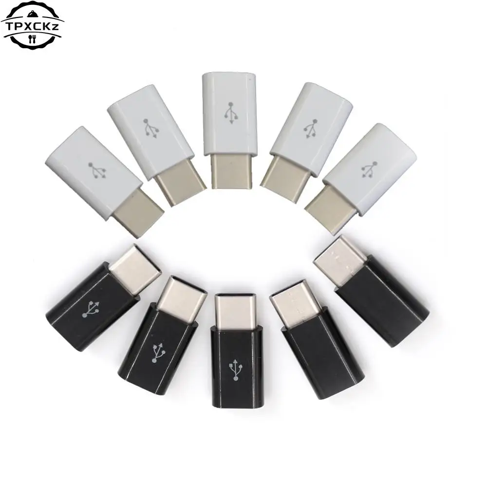 5pcs/lot USB 3.1 Type-C Male Connector to Micro USB 2.0 5Pin Female Data Adapter Converter USB Type C Adapter Best Price