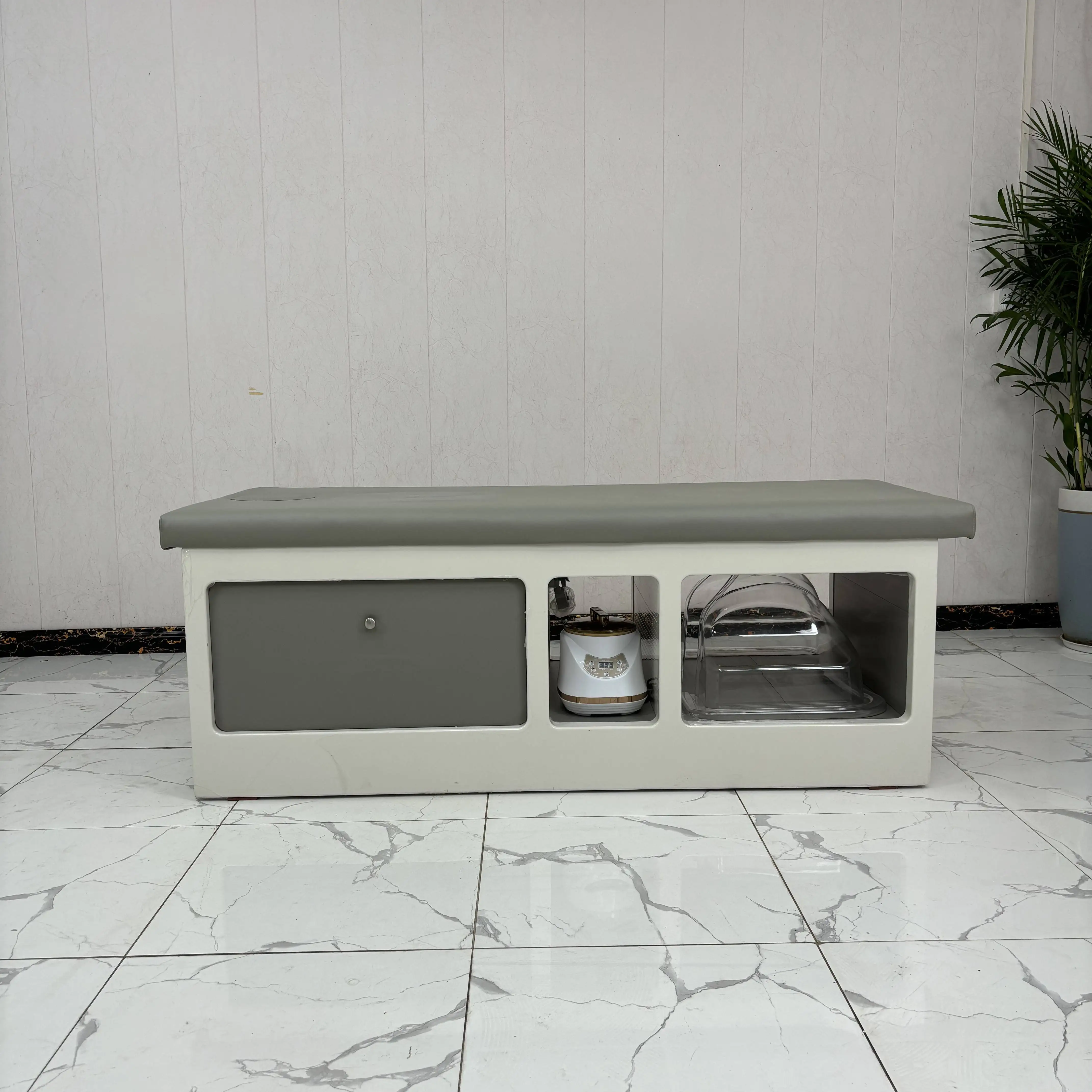 For No-Plumbing Head Therapy Bed with Heater & Water Tank, Steam Circulation for Beauty