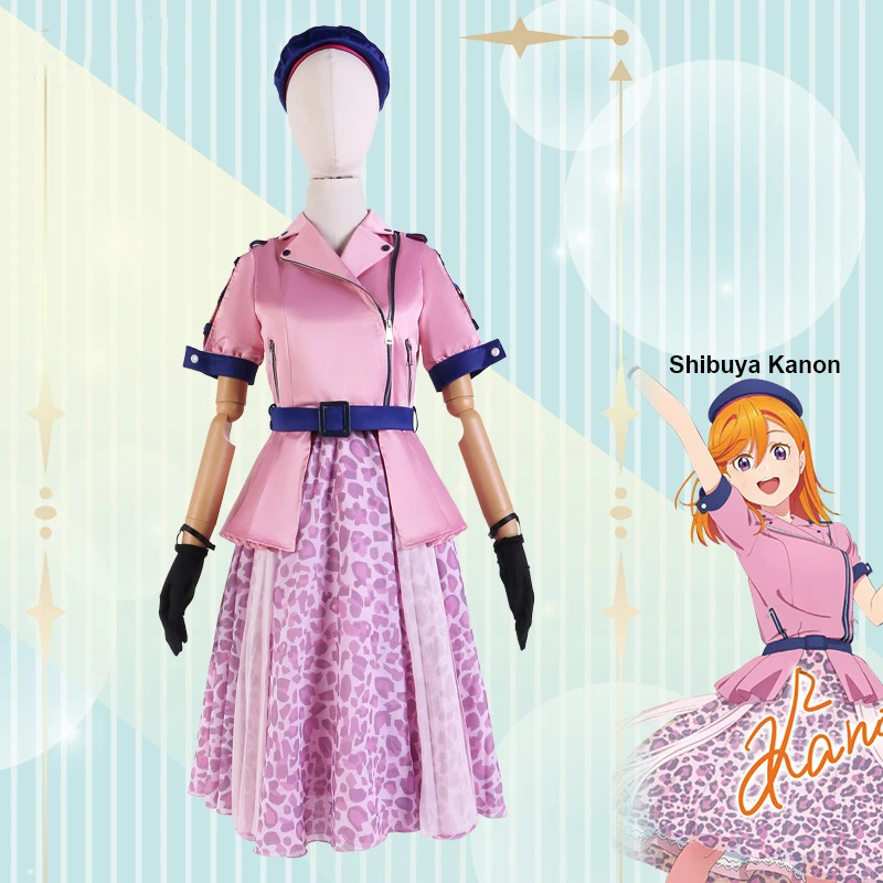 COS-KiKi Anime LoveLive Liella Season2 OP Tang Keke Shibuya Kanon SJ Lovely Uniform Cosplay Costume Halloween Party Outfit Women