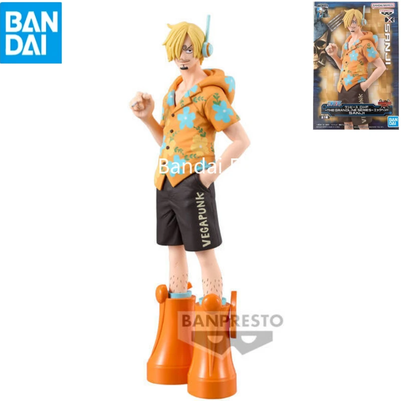 In Stock Brand New Genuine Bandai DXF Set Scenery THE GRANDLINE MEN Dantou Island Sanji - Figure Model Collection Gift