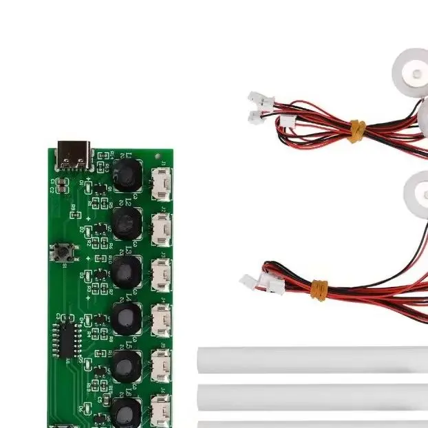 8-Spray Ultrasonic Humidifier Atomizer Control Board – 108KHz±5KHz, 12W DC5V, for Desktop & Smart Home Atomization Module
