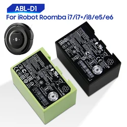 Batterie de remplacement d'origine pour iRobot Roomba i8 i7 i7 + e6 e5 i7158 i4 i31502F e6198 + i8550 7550 ABL-D1 ABL-D2