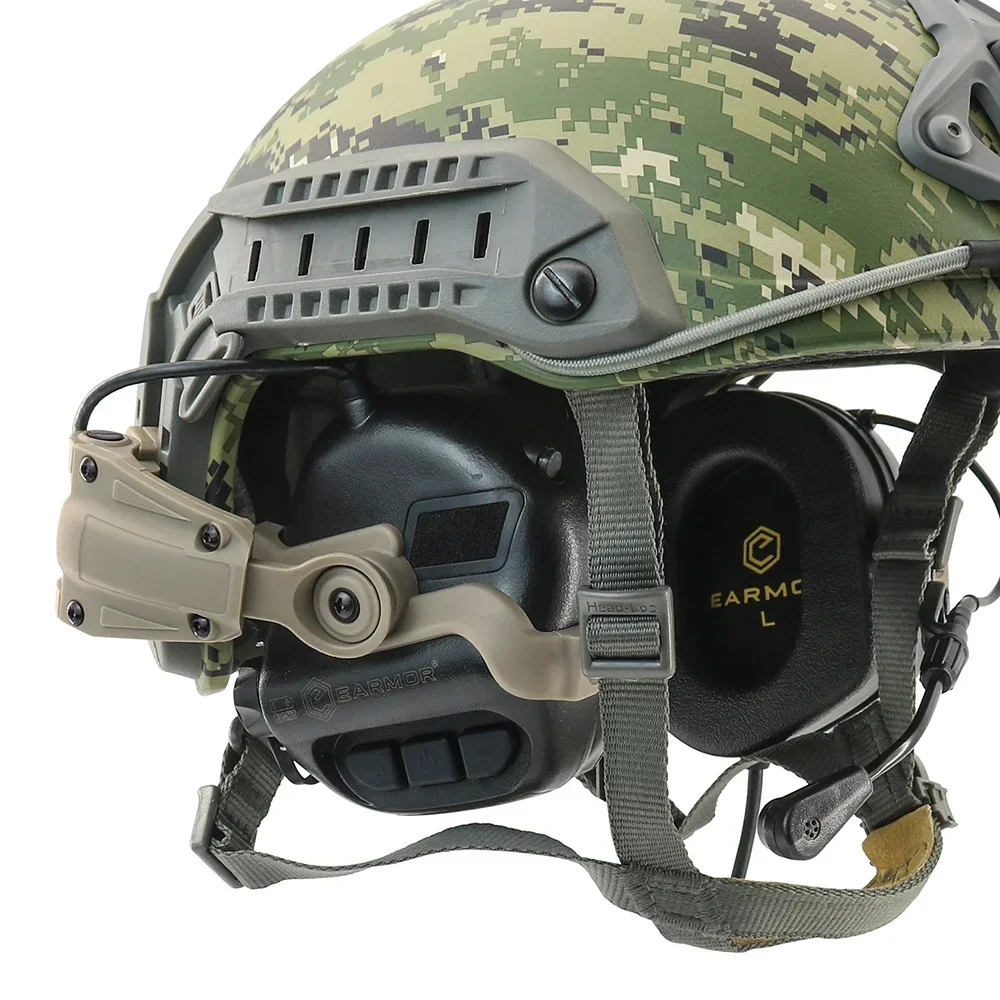 Kit de fixation pour casque tactique M32/M32H, adaptateur de Rails pour casque antibruit électronique