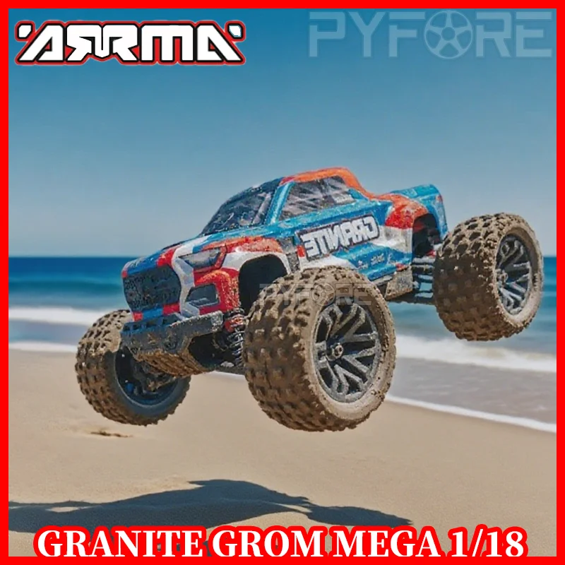 ARRMA GRANITE GROM MEGA 1/18 RC Monster Truck-380 Geborstelde 4WD RTR Elektrische afstandsbediening auto voor volwassenen en kinderen