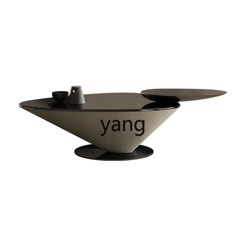 

TGF Italian minimalist home living room special-shaped piano paint glossy villa high-end coffee table