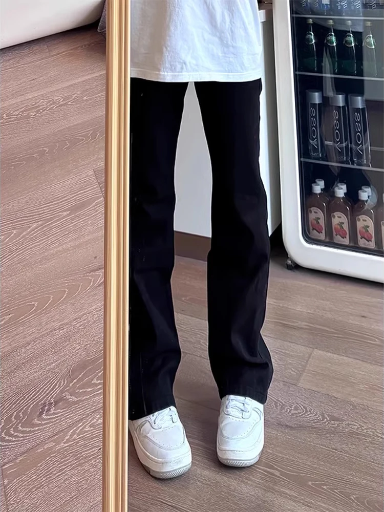 

Bla Slim Fit Jeans Men's Sle Elastic Knife American Vibe Cleanfit High Street Slimming Flared Pants Youth Trend