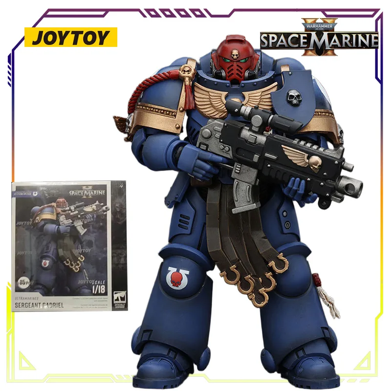 JOYTOY Original Warhammer 40K Series Star Warriors 2 Ultramarines อะนิเมะ Action Figure ของเล่นชุดเครื่องประดับของขวัญเด็ก