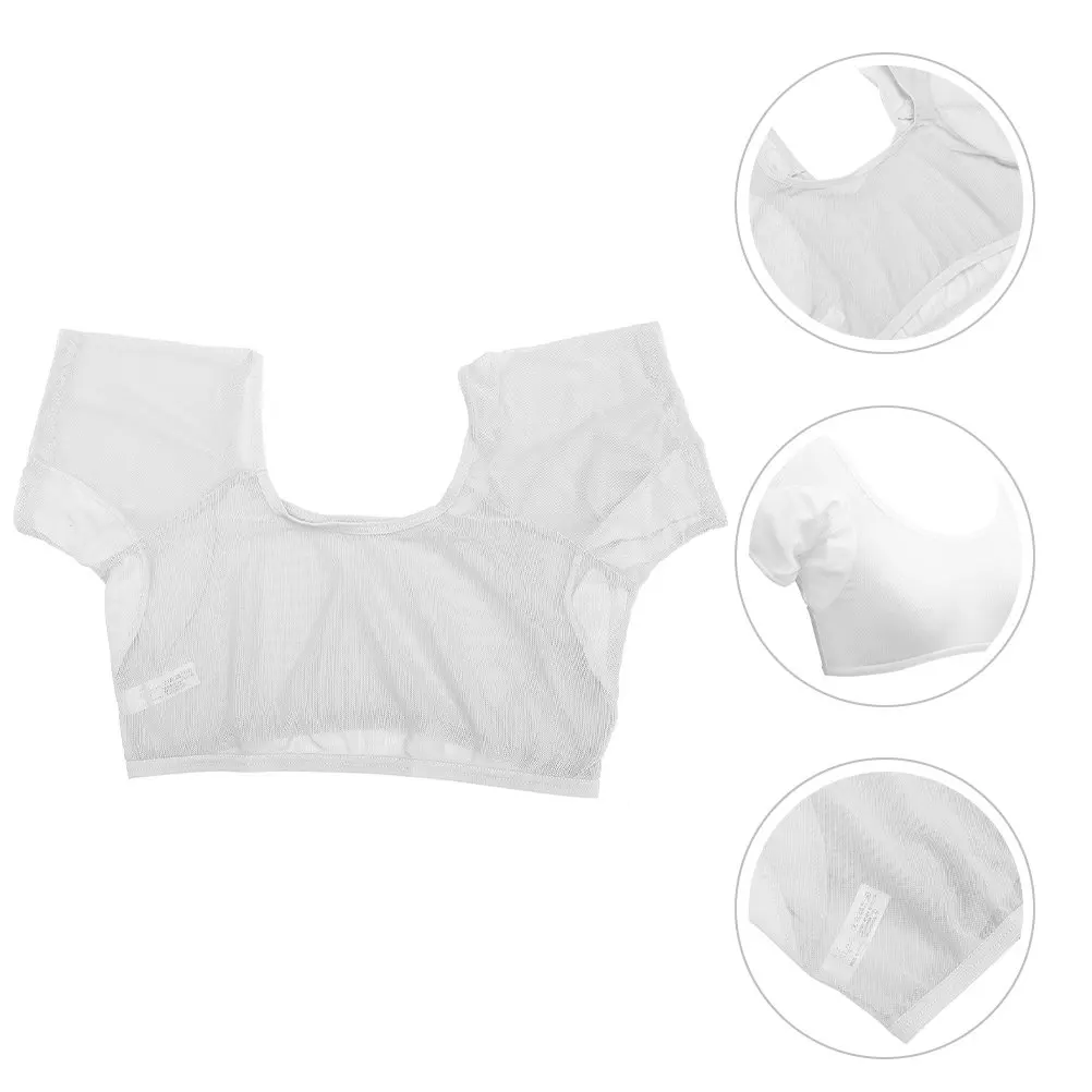 

Дышащая сетчатая майка-жилетка с отверстиями для вентиляции, защищающая от пота подмышками, для женщин, летняя, комфортная, под рубашку