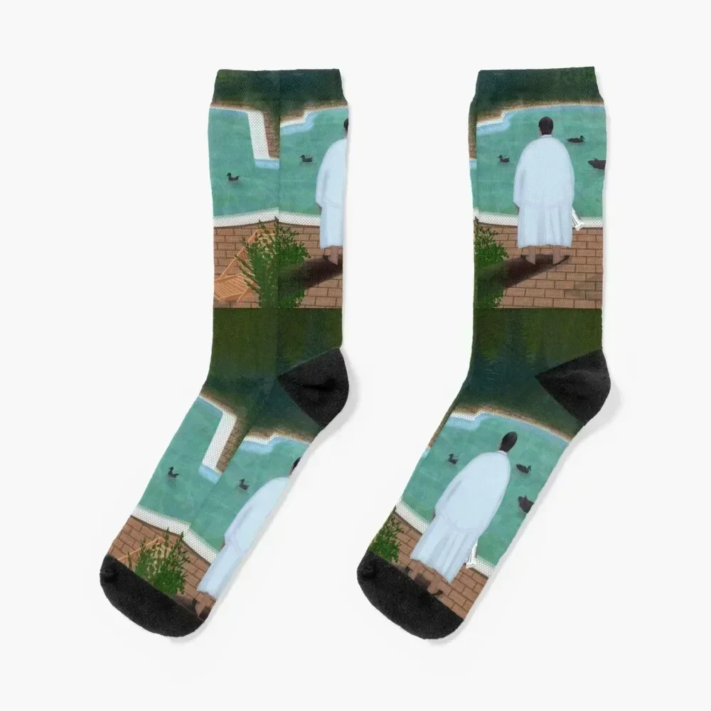 

Him, with those ducks... Socks custom Running custom sports Men's Socks Luxury Women's