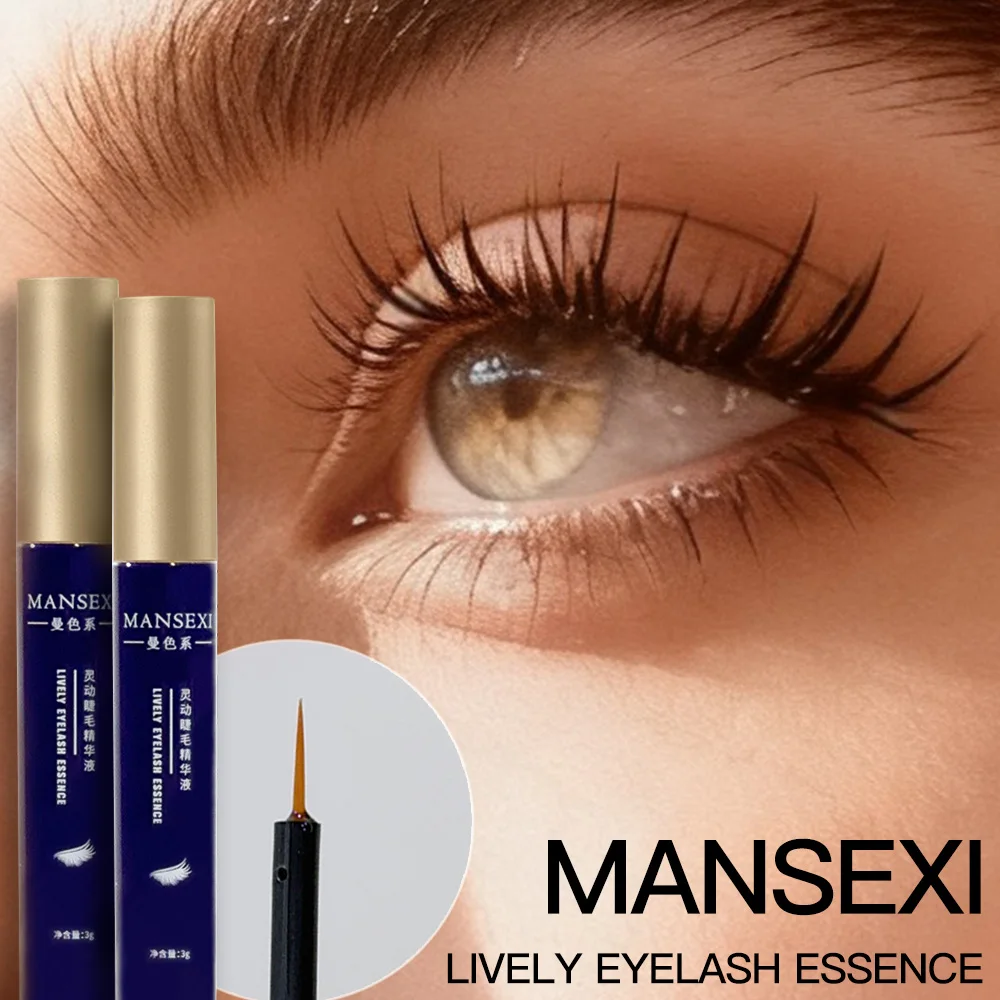 Soro de crescimento de cílios de Natal e Halloween – intensificador de cílios nutritivo para cílios mais longos, mais completos e curvados, à prova d'água, cuidados com os olhos