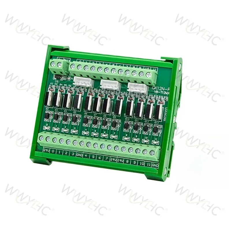4/8/12/16‑Channel PLC DC Output Amplifier Board, NPN 24V Transistor Signal Thyristor Control Module