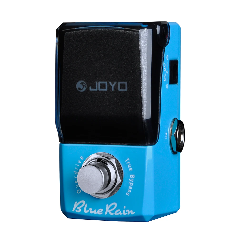 JOYO JF-311 블루 레인 로우 게인 오버드라이브 기타 이펙트 페달, 로우/하이 컨트롤 오버드라이브 페달, 블루 또는 블루 록용