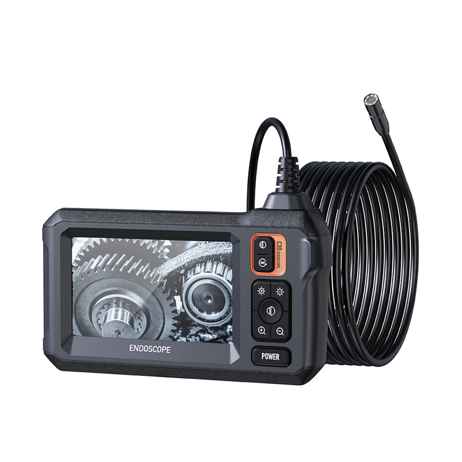 

Industrial Endoscope Camera 1080P 4.3 Inch IPS Single/Double Lens Pipe Car Inspection Camera with 8mm IP67 Waterproof 8 LEDs