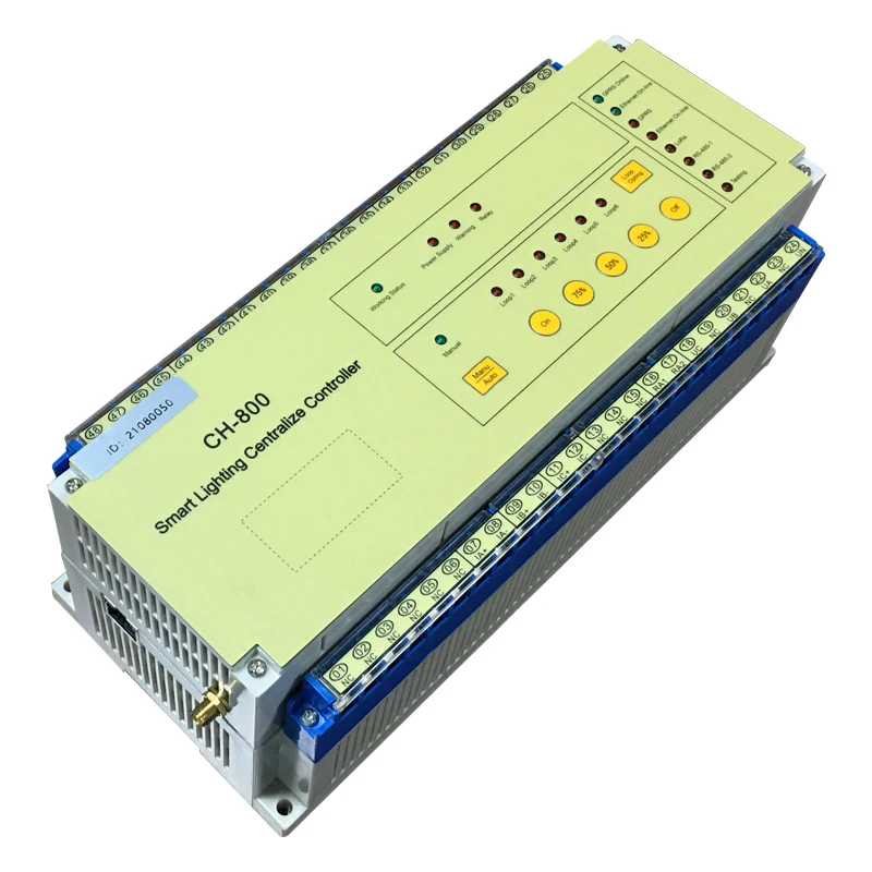 가로등 컨트롤러가 있는 가로등, LED 가로등 제어 시스템, 업데이트 버전, IoT 미래 조명