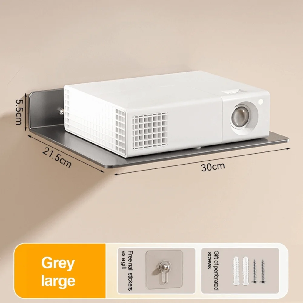 

Metal Router Storage Rack Space-saving Wall Mounted Camera Supporting Holder Non-Drilling Design CCTV Monitoring Bracket