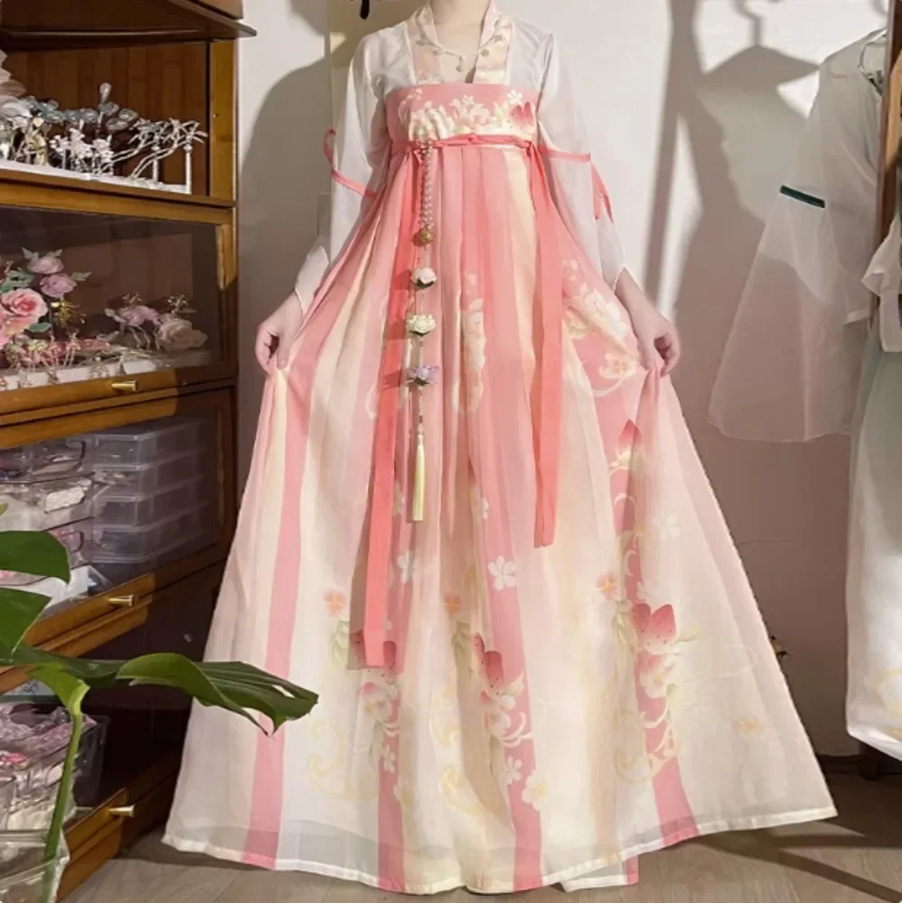 伝統的な中国服韓服女性妖精ドレスコスプレ衣装エスニックスタイルのファッション服パーティーダンスウェアステージショー