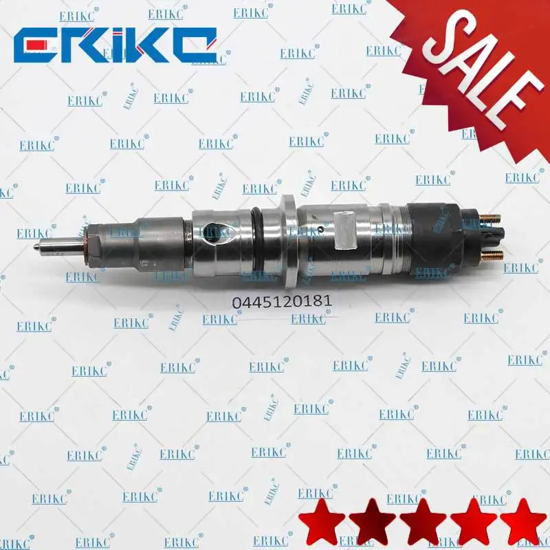 

ERIKC 0445120181 Original CR Injector 0 445 120 181 Sprayer Gun Electronic Fuel Injection Nozzle 0445 120 181 for Bosch CUMMINS